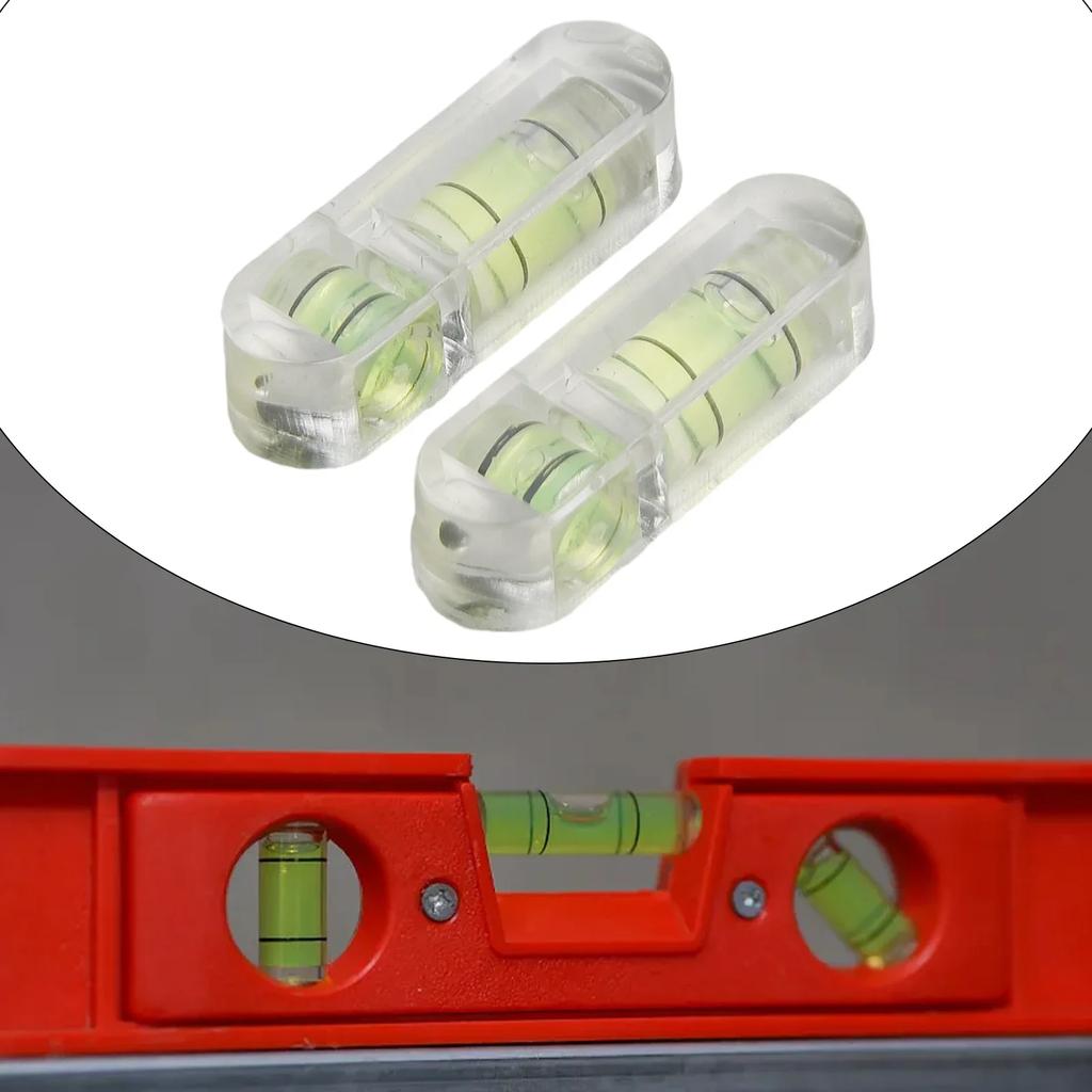 Уровень пузырьковый тип Т 2 шт. Высокоточный уровень наклона и поворота для размещения мебели, настенных календарей и многого другого