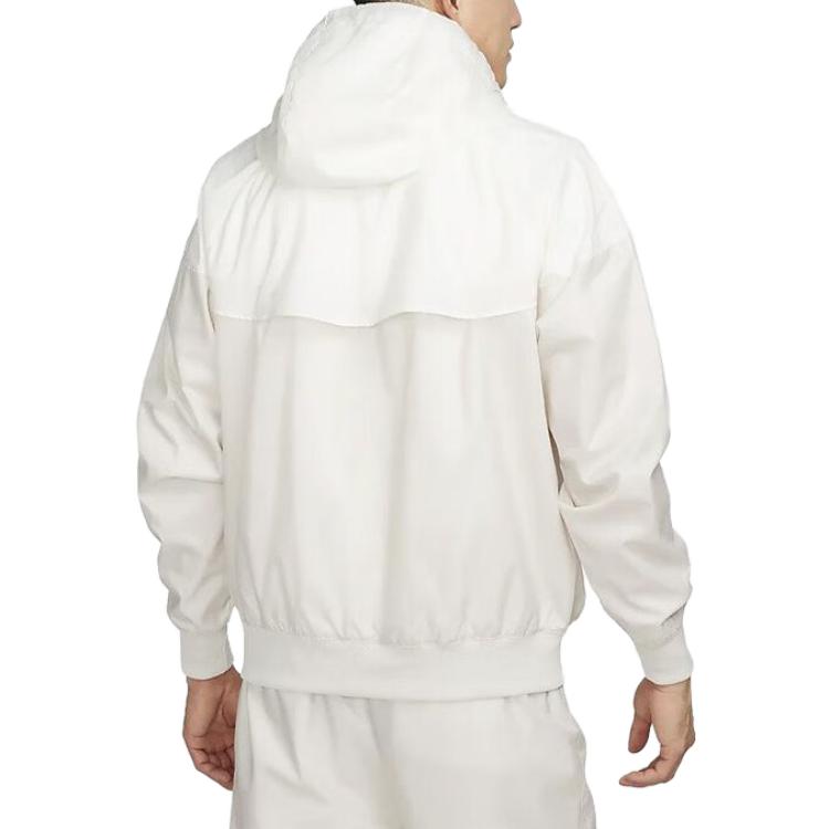 Nike Спортивная куртка Windrunner с капюшоном Light Orewood Brown/Sail/Black Мужская уличная одежда DA0001-104