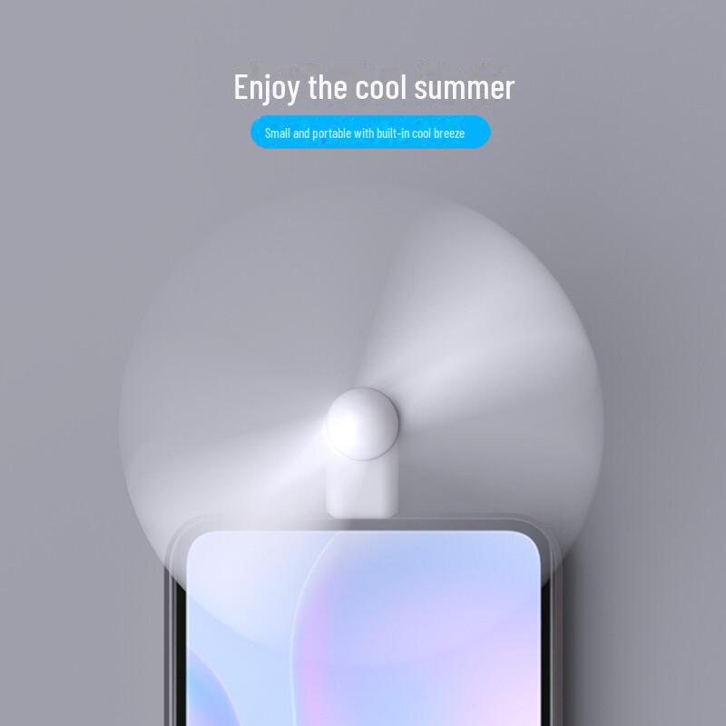 Мини-вентилятор USB для телефонов Apple и Android, для студентов и офиса, совместимый с Type-C