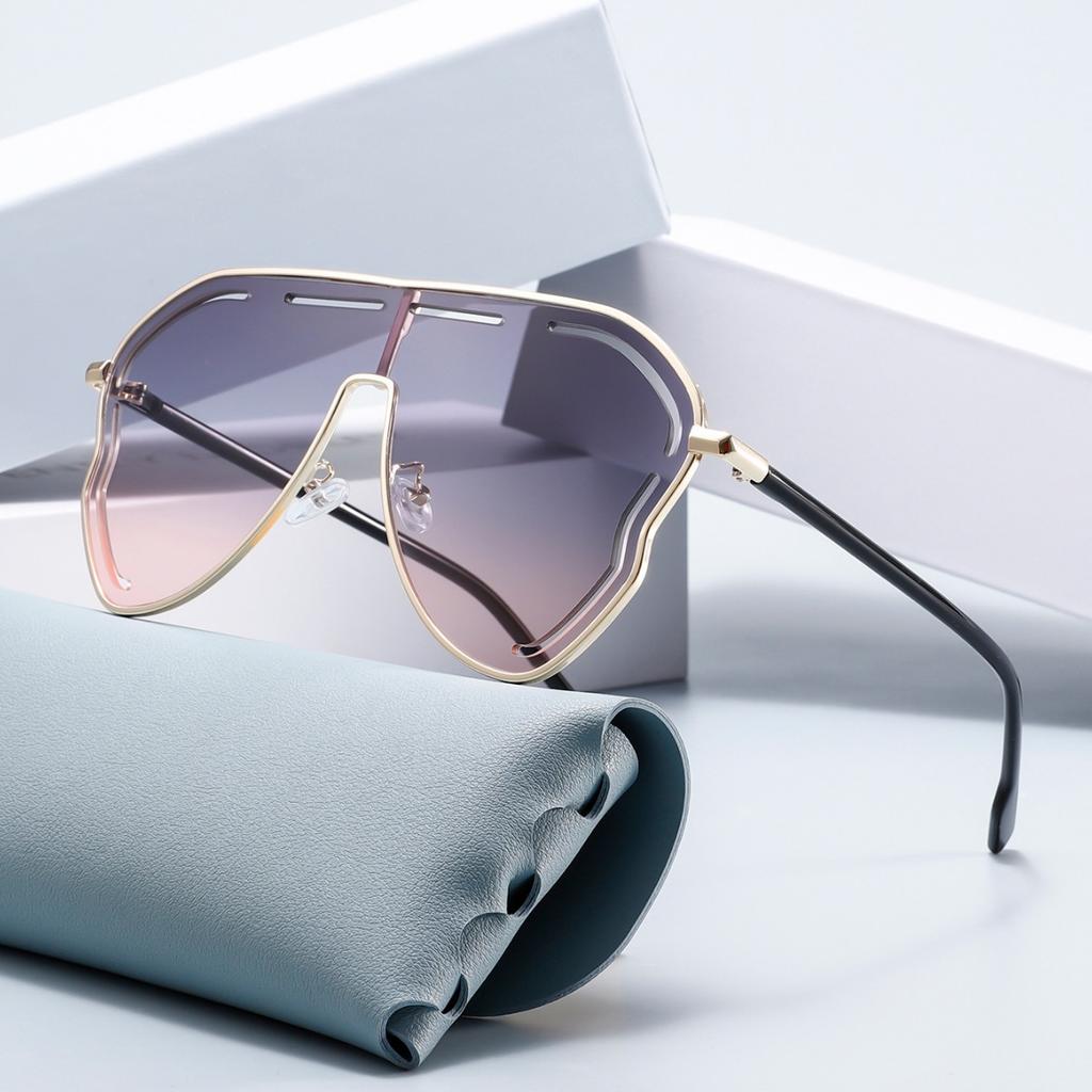 Цельные полые солнцезащитные очки Солнцезащитные очки Модные солнцезащитные очки для женщин