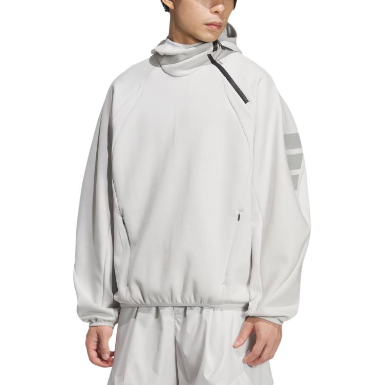 adidas FOS Свитшоты Мужские Светло-серые С капюшоном Умеренные KS3281