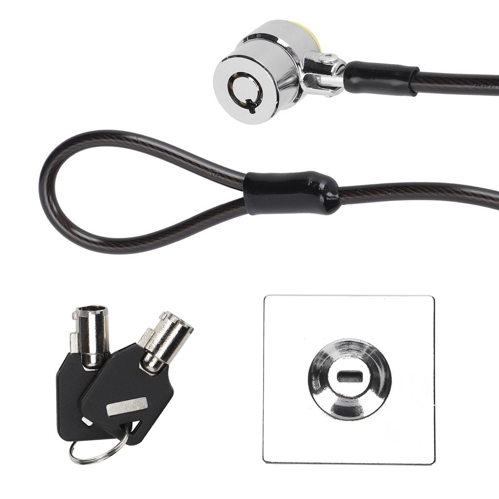 Блокировка ноутбука AntiTheft Оцинкованный защитный кабель для защиты компьютера от кражи с замком-основанием для