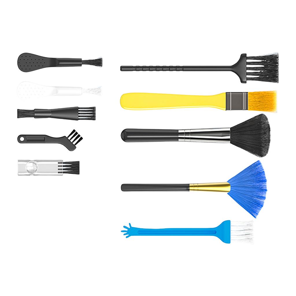 Набор щеток для удаления пыли Инструмент для чистки зазоров клавиатуры ноутбука 10 уникальных форм и размеров Удаление пыли для уборки дома