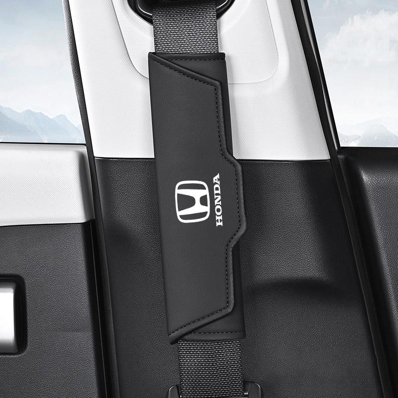 WKB5  Car Seat Shoulder Pad Seat Belt Buckle Protector Cover Accessories For Honda Civic Accord CRV Fit Jazz Transalp CBR cb500x Od