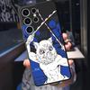 Чехол японского аниме Kurama Demon Slayer для Samsung Galaxy S21 S23 Ultra 5g S8 S7 S10e S20 Fe S22 Plus S10 S9, черный мягкий чехол