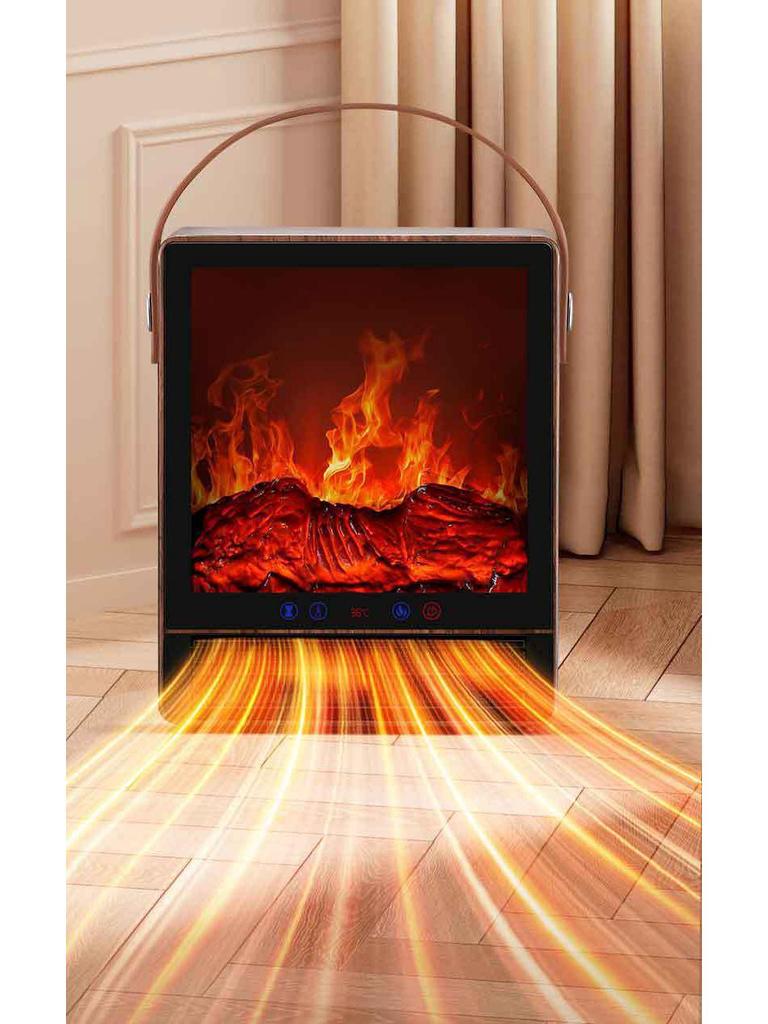 Электрический настольный обогреватель Camel с имитацией пламени