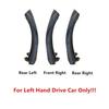 1 Set Glossy Carbon Fiber Car Interior Door Handle Trim Change For BMW 3 05-12