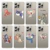 S-7 Tom and Jerry Case for iPhone 11 12 13 14 15 16 Pro Max Redmi A3 9A 9C 10A 10C 13C Note 9 11 Samsung S24 S21 S20 Ultra Plus A04S A05S