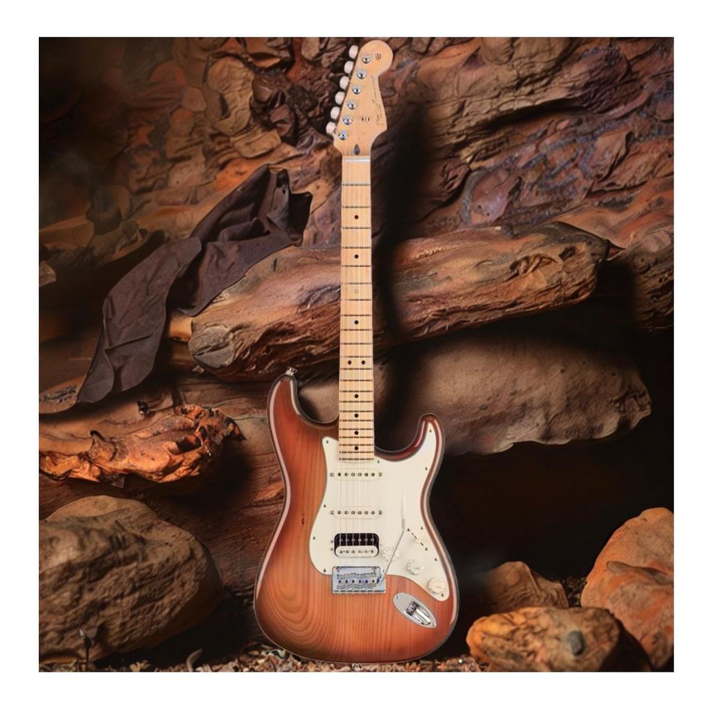 Fender American Professional II Electric Maple Sienna Sunburst Stratocaster® Guitar, Fingerboard,