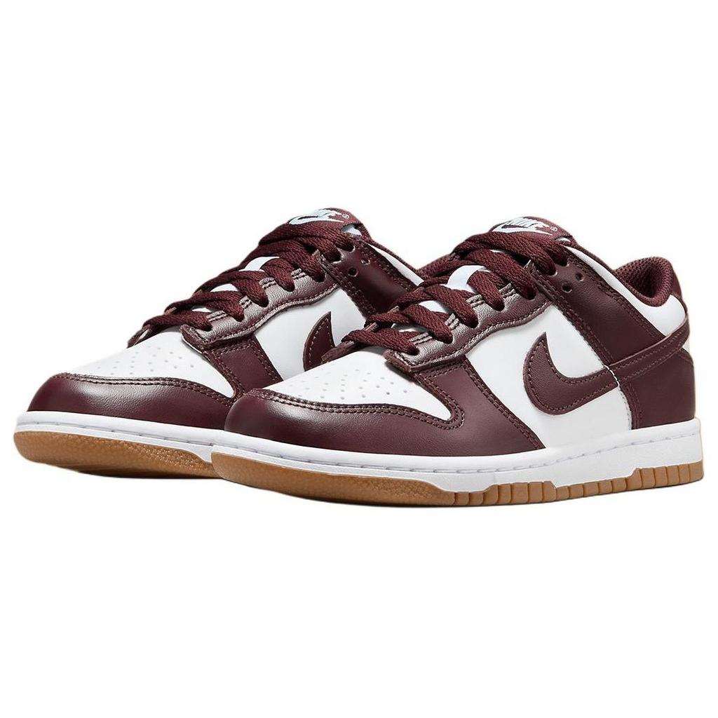 Nike Кроссовки Dunk Low GS Burgundy Crush Gum Kids красные, белые, светло-коричневые HJ9282-100