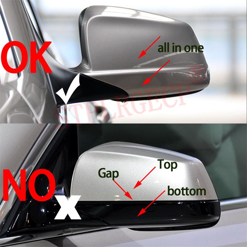 Rearview Mirror Cover Wing Side Rear View Mirror Cap for BMW 5 Series F10 F11 Pre-LCI 520i 523i 525i 528i 530i 535i 550i 2011-13