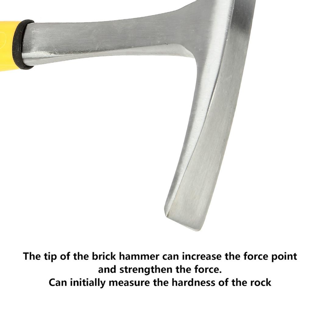 Молоток для геологических исследований с двойной головкой и плоским ртом(головка молотка 600 г)