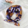 55 Cashew Cotton Linen Versatile Square Scarf - Women's Lightweight Summer/Autumn Accessory