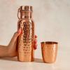 Безопасная внутренняя доставка. Медная бутылка для воды, 600 мл, полезная, бутылка для ионизированной воды, без покрытия, сделано в Индии, чистая медь, аутентичная.