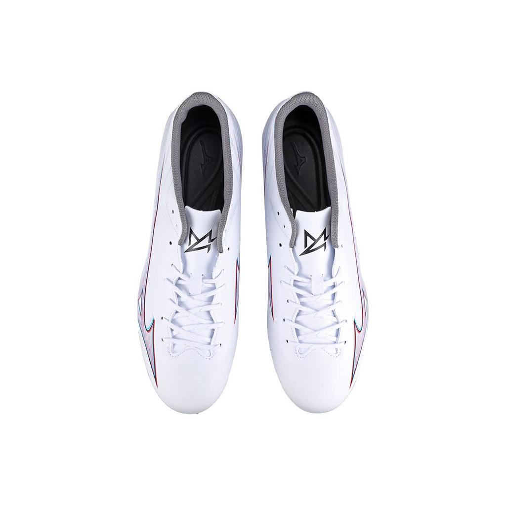 Mizuno Модный Универсальный AG (Резиновые короткие шипы) Искусственный газон Синтетическая кожа Нескользящие Дышащие Футбольные бутсы Мужские Футбольные бутсы Белые P1GA236609