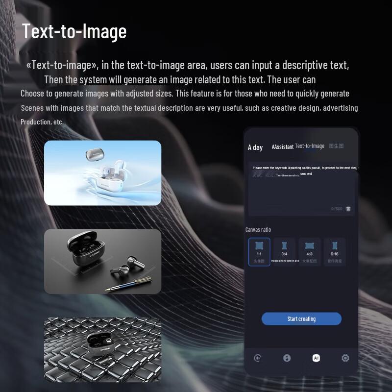 HYUNDAI Y10AI AI Translation Bluetooth Earbuds