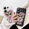 Мягкий силиконовый чехол с рисунком совы для Samsung A55 M35 S24 Xiaomi Redmi Note 13 Pro iPhone Huawei Honor Realme Camera Защитный противоударный чехол