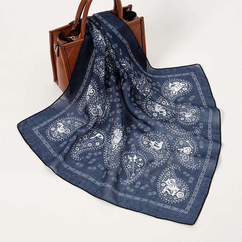 Fashion Paisley Print Cotton Hairbands Scarf Women  New Elagant Bandana Neck Kerchief Head Bands Foulard Female Scarfs