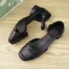 For Niche and Light Luxury Women's Shoes and Sandals, Wear Loose-heeled Shoes On Top