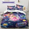 Name Custom Super Brothers Pattern Bedding Set Quilt Cover Pillowcase Home Decor Gift (1 * duvet cover + 2 * pillowcase, without core)