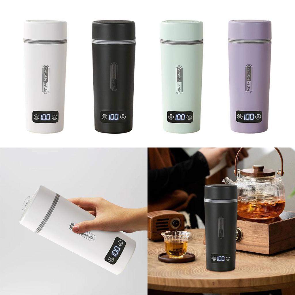 Портативный чайник Электрический чайник Из нержавеющей стали Изолированный чайник для горячей воды