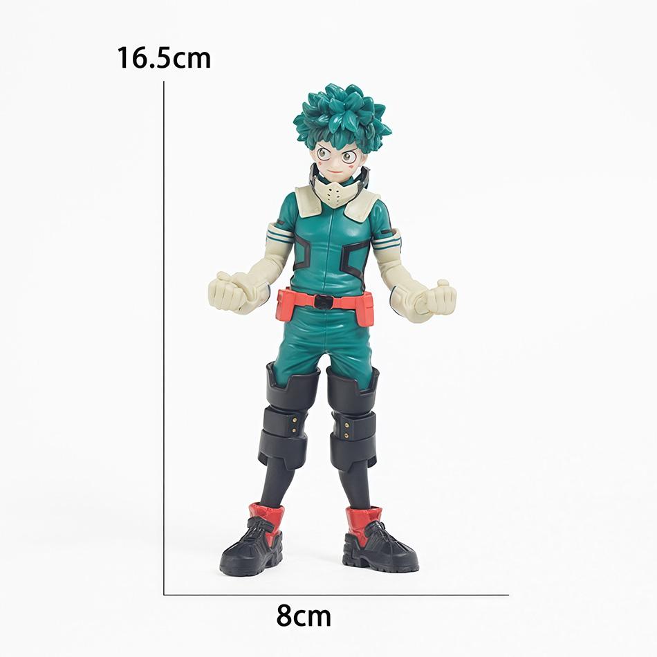Bandai Anime My Hero Academia 17 см Фигура Изуку Мидория Кацуки Бакуго Модель куклы из ПВХ Коллекция для игрушек отаку