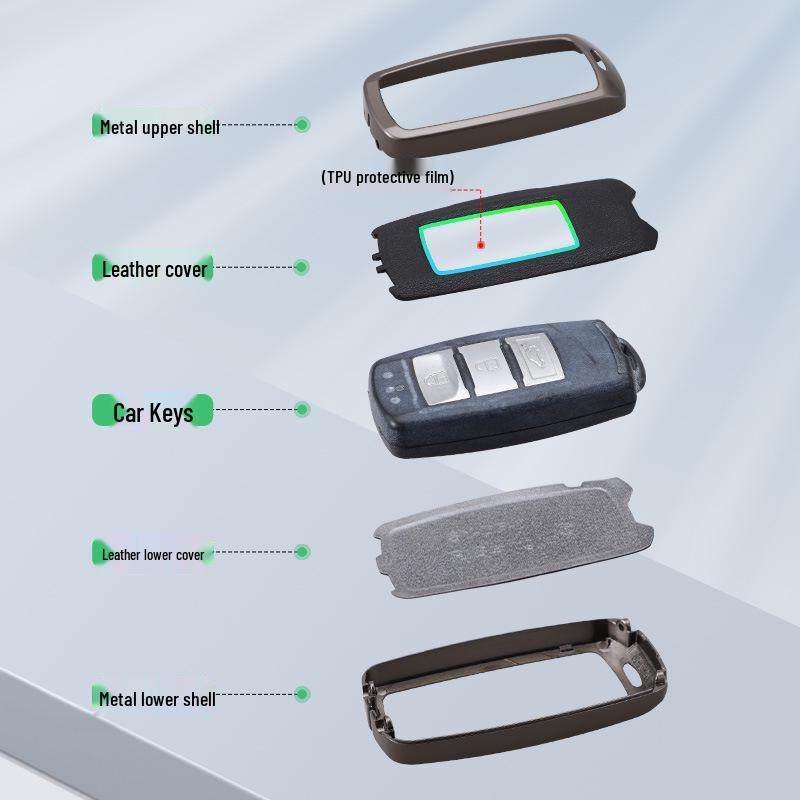 Dongfeng Fengxing Jingyi Key Cover for X5, X3, X6, SX6, CM7, S500, S50 - Metal Auto Shell Buckle