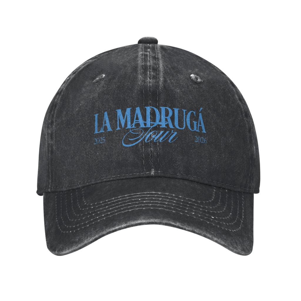Delaossa La Madruga Tour 2026 Trucker Hat Outfit For Unisex Baseball Caps Vintage Headwear Sun Caps Adjustable