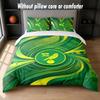 Norwich City Football Design Bed Bedding Set 1 Duvet Cover + 2 Pillowcases Soft Breathable Household Bed Linens