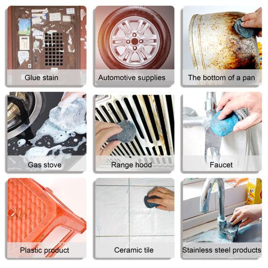 Мыльный порошок скребок для посуды стальная вата мыльные диски щетка для посуды многоразовые чистящие салфетки чистящее средство для кухонной утвари