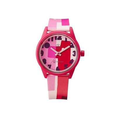 [Citizen] Q&Q SmileSolar Модель в честь коллаборации с Масару Судзуки На солнечной батарее Водонепроницаемые Красные R00A-500VK Розовые