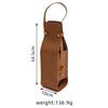 PU Leather Wine Tote Carrier Reusable Champagne Gift Bag Elegant Beer Gift Bag