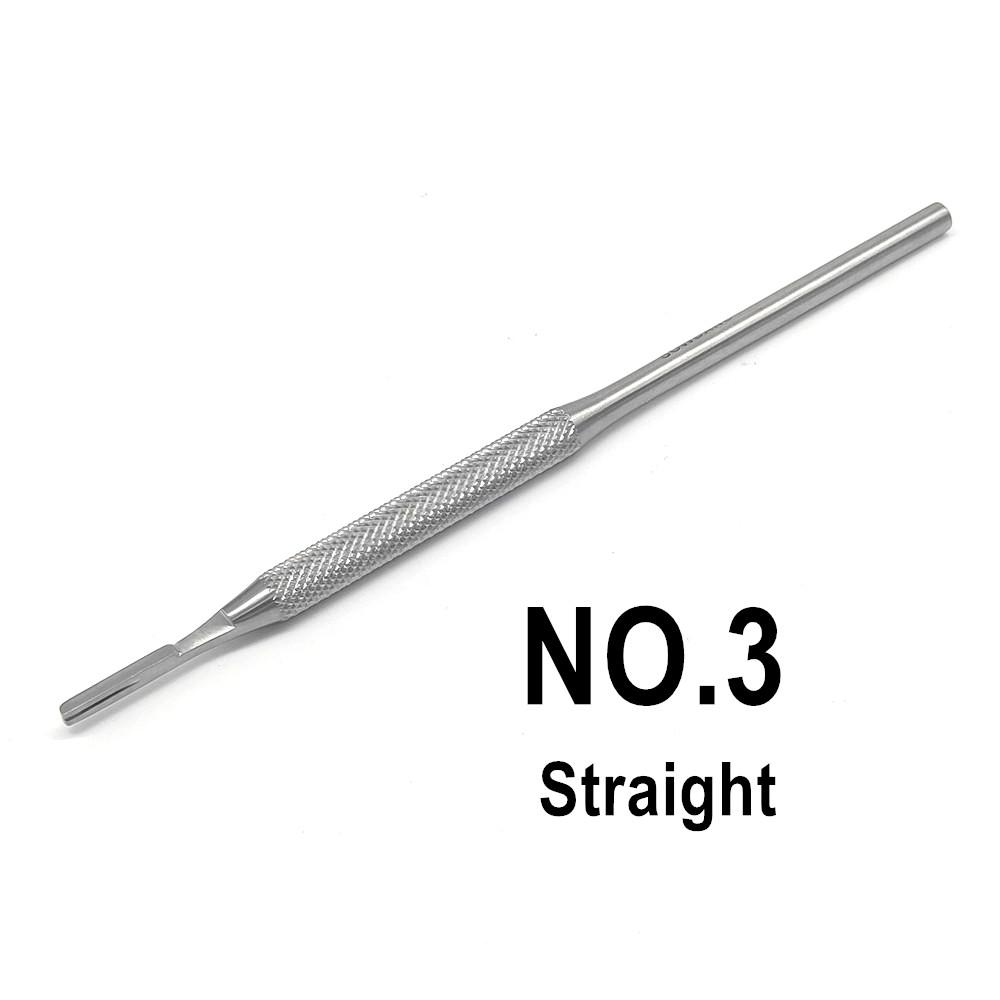 Ручка стоматологического скальпеля № 3 и № 4, ручка лезвия стоматолога, рукоятка для полости рта, хирургический инструмент, инструменты для стоматолога из нержавеющей стали