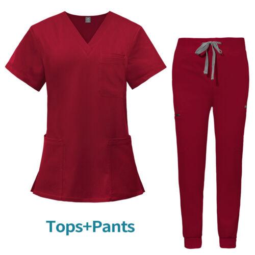 Multicolor Unisex Short Sleeved Pharmacy Nurse Uniform Hospital Doctor Workwear Oral Dental Surgery Uniforms Medical Scrubs Sets
