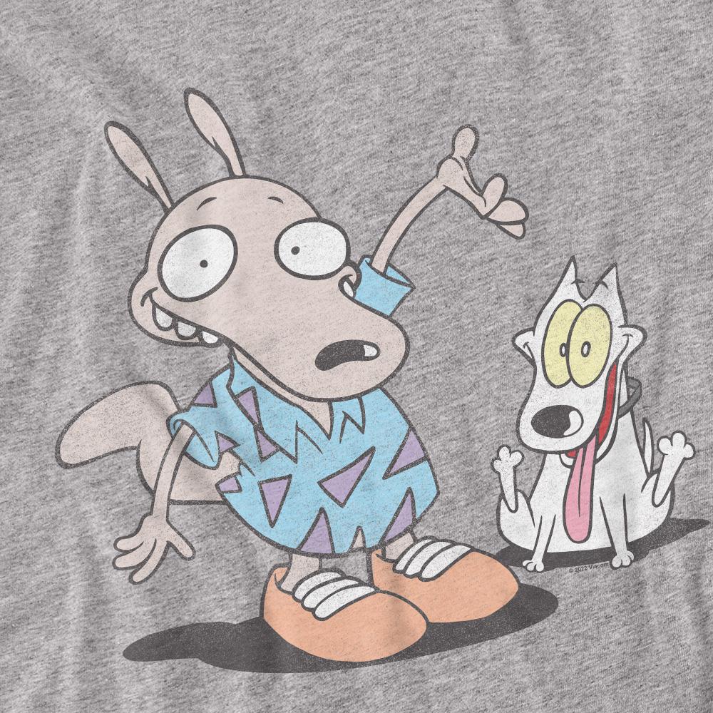 Rocko´s Modern Life Unisex Adult Rocko & Spunky T-Shirt