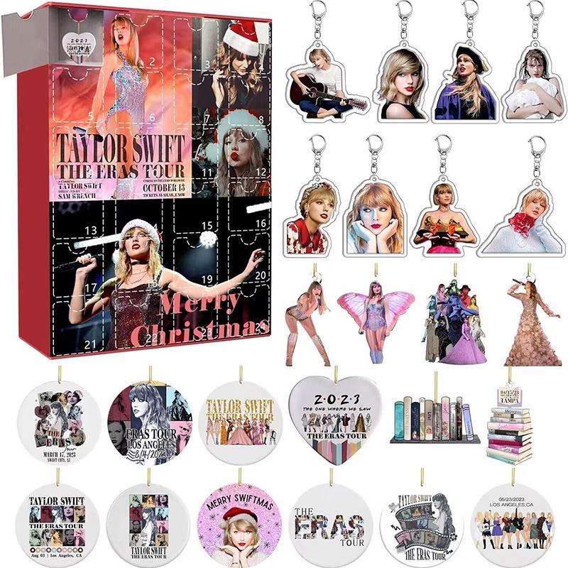 Taylor Christmas Swift Keychain Decoration Acrylic Keyring Accessories Bags