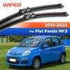 Для Fiat Panda MK3 2013- 2014 2015 2016 2017 2018 Дворники Передние Щетки Стеклоочистителя Лобовое Стекло Окно Щетка 24"+15"