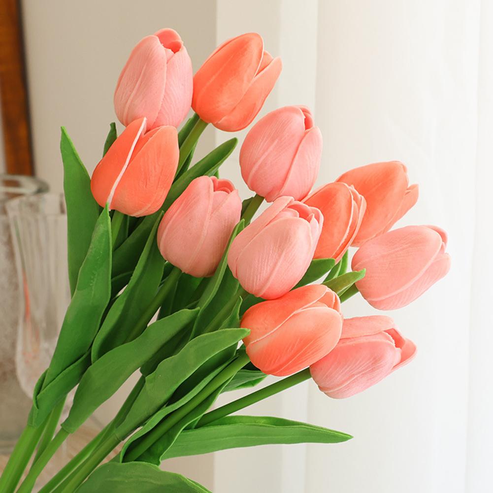 10 шт. цветы тюльпана искусственный комплект искусственных тюльпанов