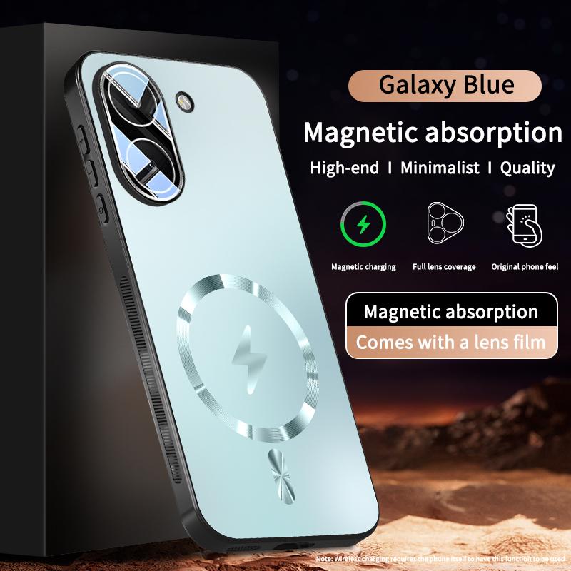 Чехол для Xiaomi POCO X8 Pro Жесткий AG Матовый Магнитный беспроводная зарядка Защитная задняя крышка Чехол Для POCO X8 Max X8Pro Корпус