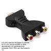 Wire Connector AV Digital Signal HDMI To 3 RCA Audio Adapter Component Converter Video For PC Projector Tablet Computers Arcade