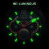 FOXBOX Military Watch Waterproof Luminous Soft Silicone Mens Quartz Wristwatches Fashion Chronograph Calendar Sport Man Watch