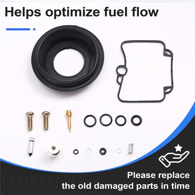 NEW-Carburetor Carb Repair Rebuild Kit For Aprilia Pegaso 650 ATV 1992-2000 F650 Mikuni BST33 F 650 BST33
