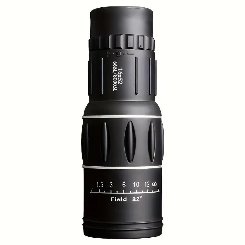 Powerful 16x52 Monocular Telescope Zoom Long Range Night Spyglass for Outdoor Camping Bird Watching High Clarity Hunting
