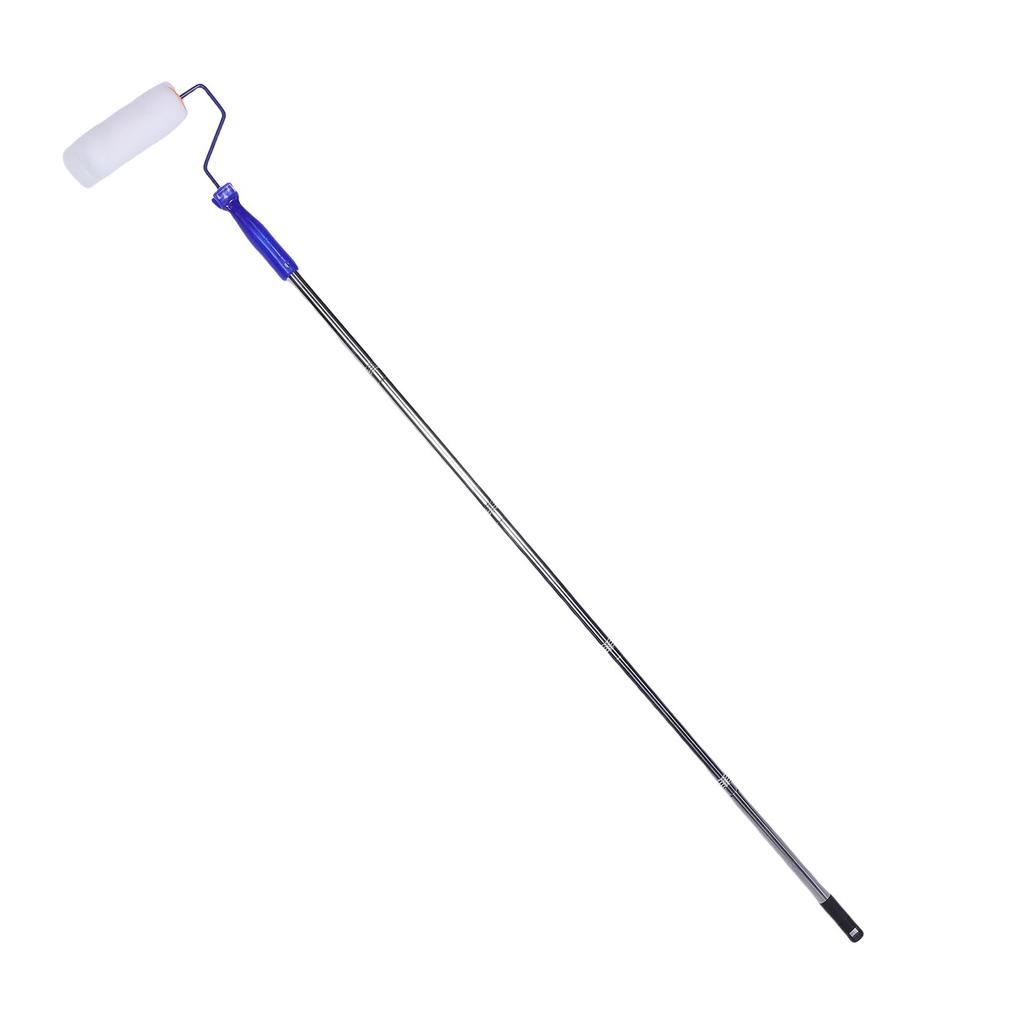 Paint Brush Extender Set Paint Roller Extension Poles Clamp Brushes 4 Inch for Professional Painting