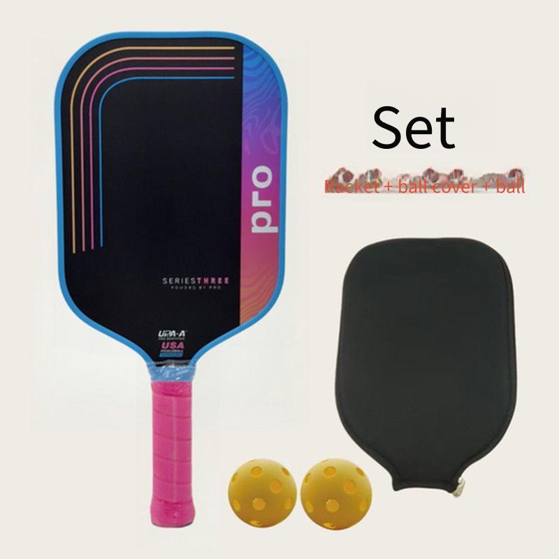 Lightweight Adult T700 Carbon Pickleball Paddle Proton Coating Pro Competition Training Racket