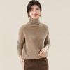 Женский пуловер из 100% кашемира с высоким воротом