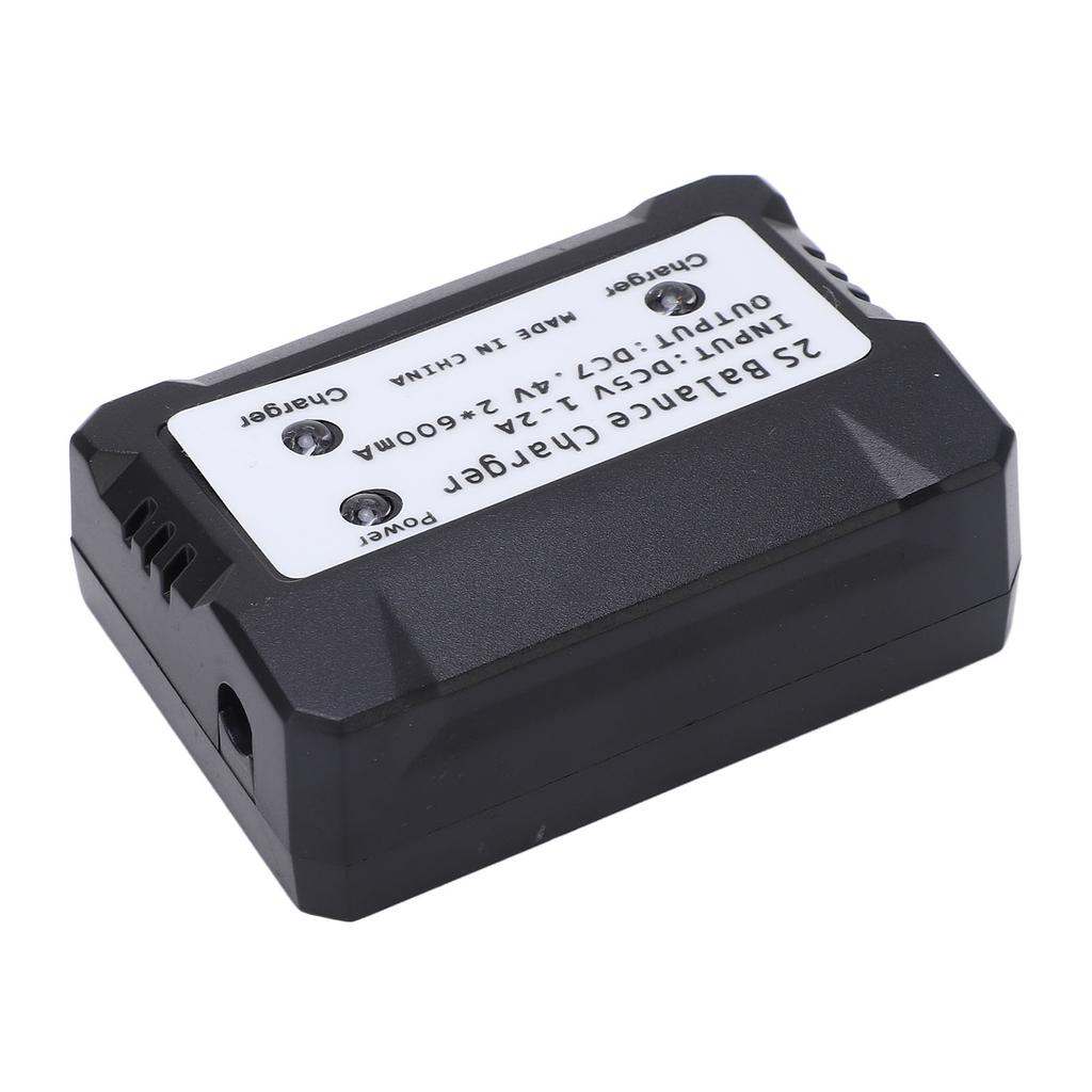 2S балансировочное зарядное устройство 7.4V LiPo зарядное устройство для Wltoys RC Car Boat Plane Toy черный