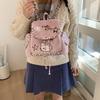 Children'S Backpack Cartoon Cute Kitten Boys And Girls Backpack Autumn And Winter Plush Baby Schoolbag