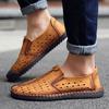 Men’s Moccasins Driving Shoes Comfort Flats Casual Slip On Shoes Plus Size Leather Shoes for Men Over Sized