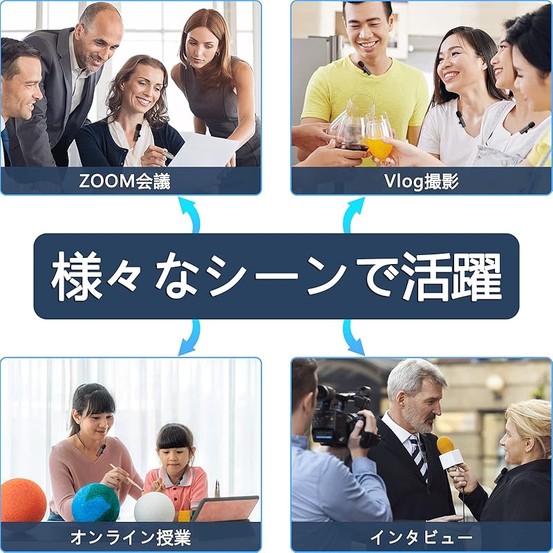 Беспроводной микрофон IVV pin, одновременное использование 2 людьми, мгновенное подключение к iPhone/iPad, сбор звука на 360° (Тип-C/Передатчик*2